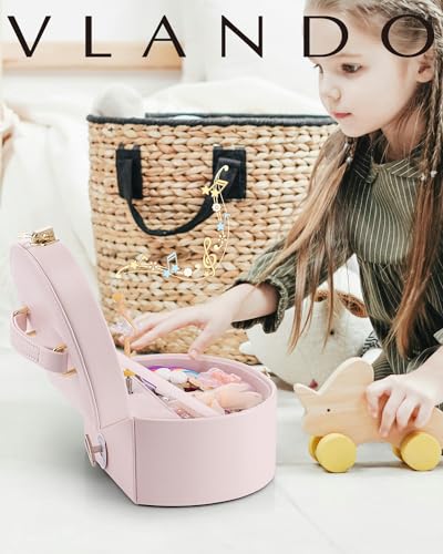 Vlando Boîte à bijoux fille boîte à musique jouet DIY 4-5 ans
