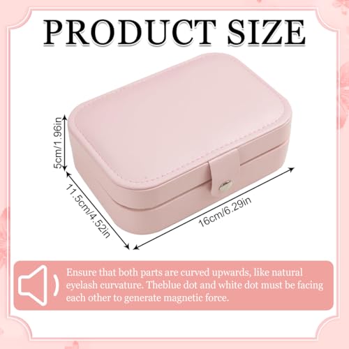 WEGLOK Petite boîte à bijoux pour filles et femmes, boîte à bijoux de voyage en cuir, organisateur de bijoux pour boucle